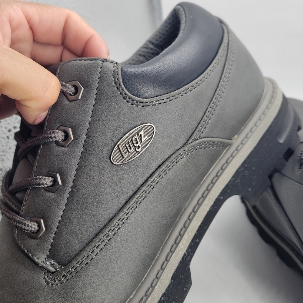 Lugz Men's Empire Water Resistant Oxford Boots Size 7.5 Grey Cushion NWOB - Picture 9 of 13